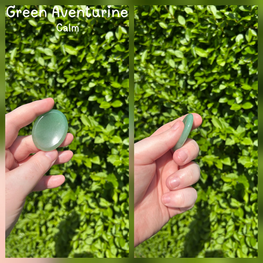 Crystal Worry Stones - Grounding Pocket Tool for Calm & Focus