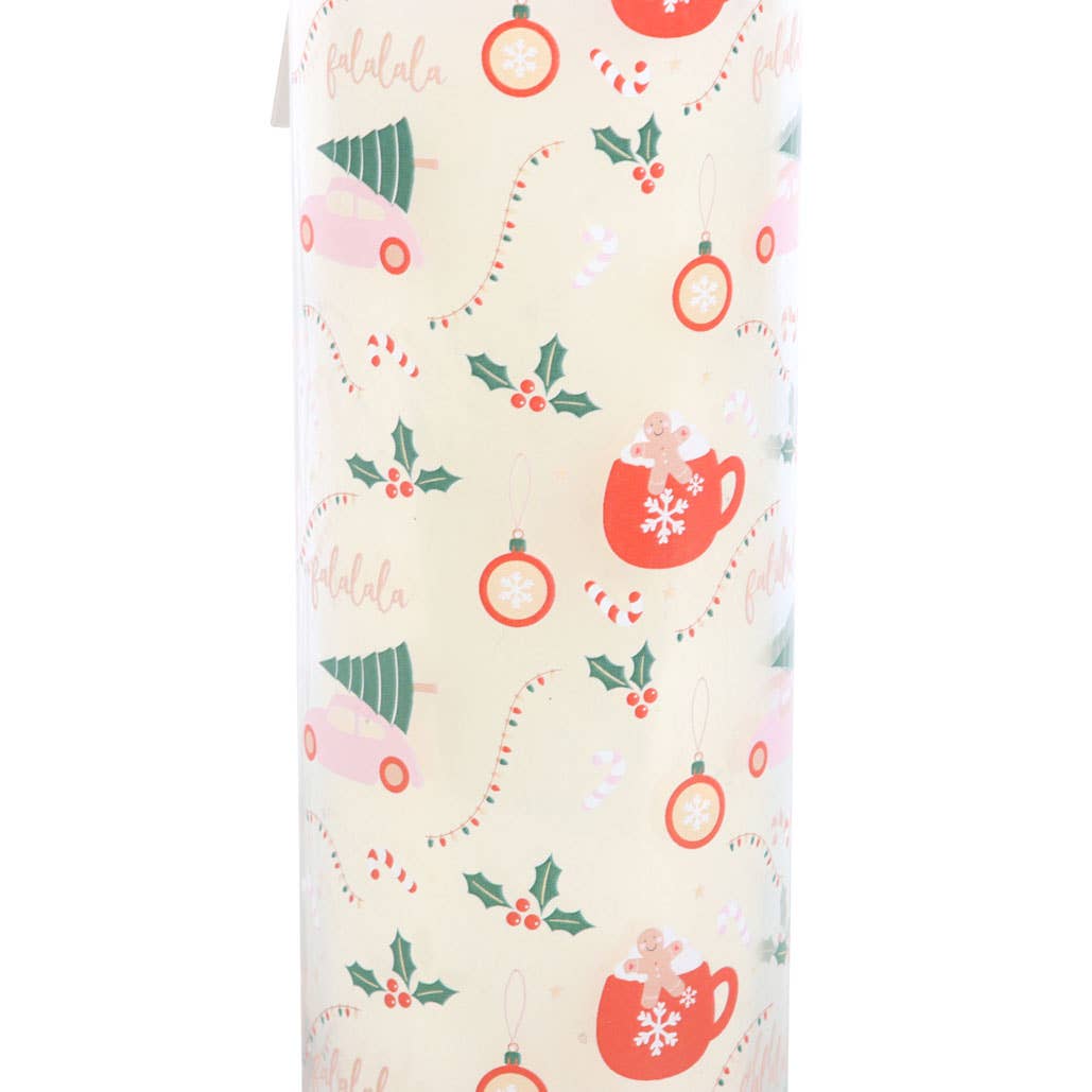 Sugarplum Fun Gingerbread Latte Tube Candle – Festive Home Fragrance