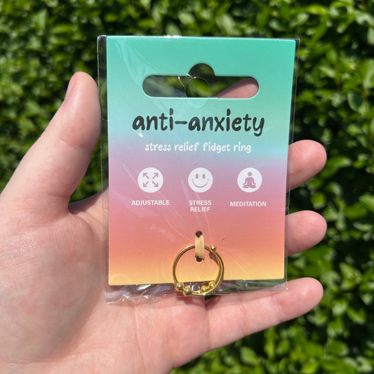 Anti-Anxiety Spinner Ring - Fidget-Friendly, Mindful Jewellery
