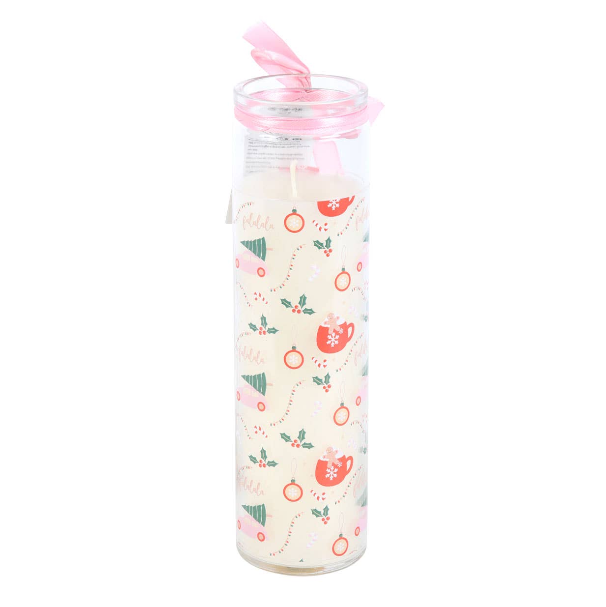 Sugarplum Fun Gingerbread Latte Tube Candle – Festive Home Fragrance
