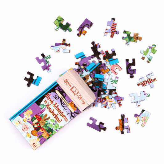 Mini Library Book Jigsaw Puzzles