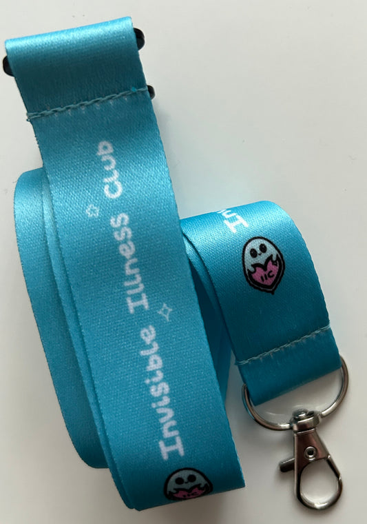 Invisible Illness Club Lanyard