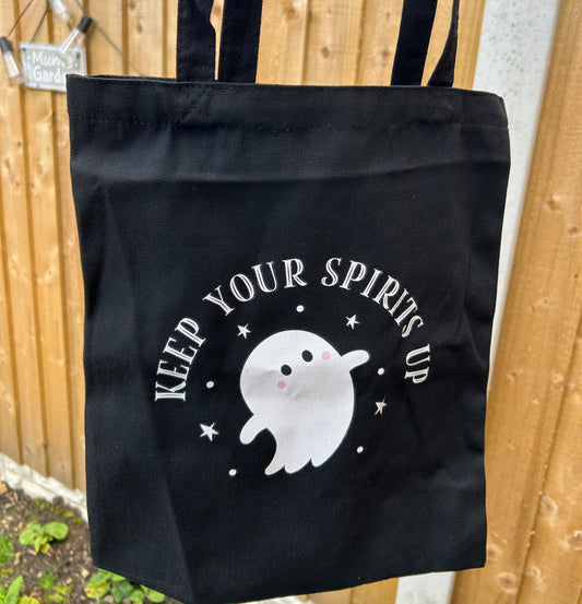 Keep Your Spirits Up Ghost Tote Bag - Fun & Practical Everyday Carrying