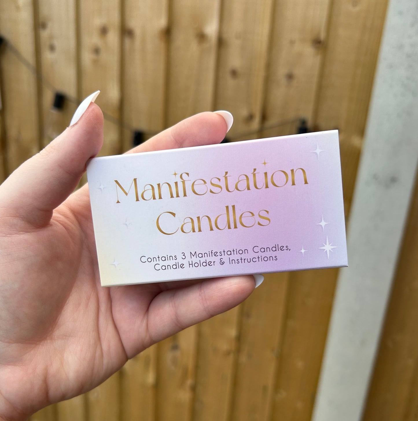 3 Manifestation Spell Candles – Intention & Ritual Gift Set