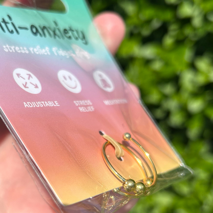 Anti-Anxiety Spinner Ring - Fidget-Friendly, Mindful Jewellery