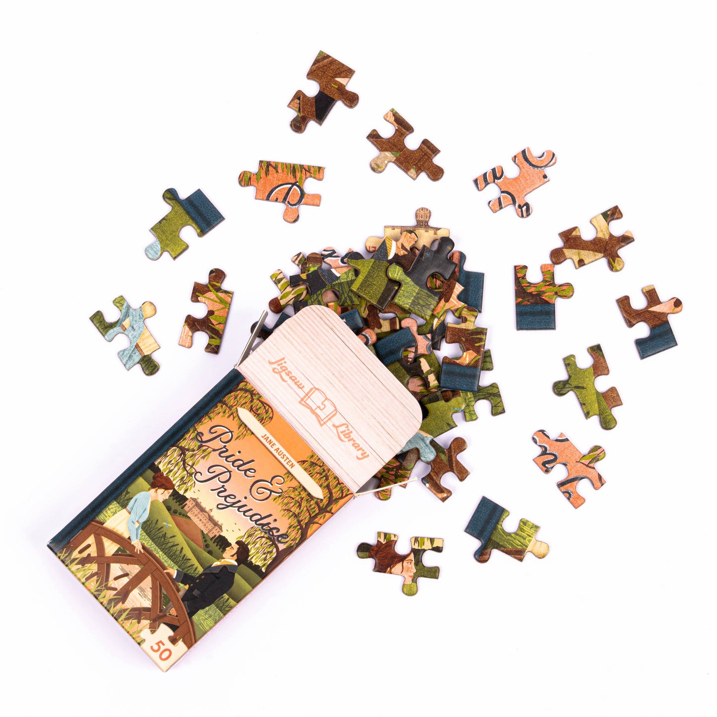 Mini Library Book Jigsaw Puzzles