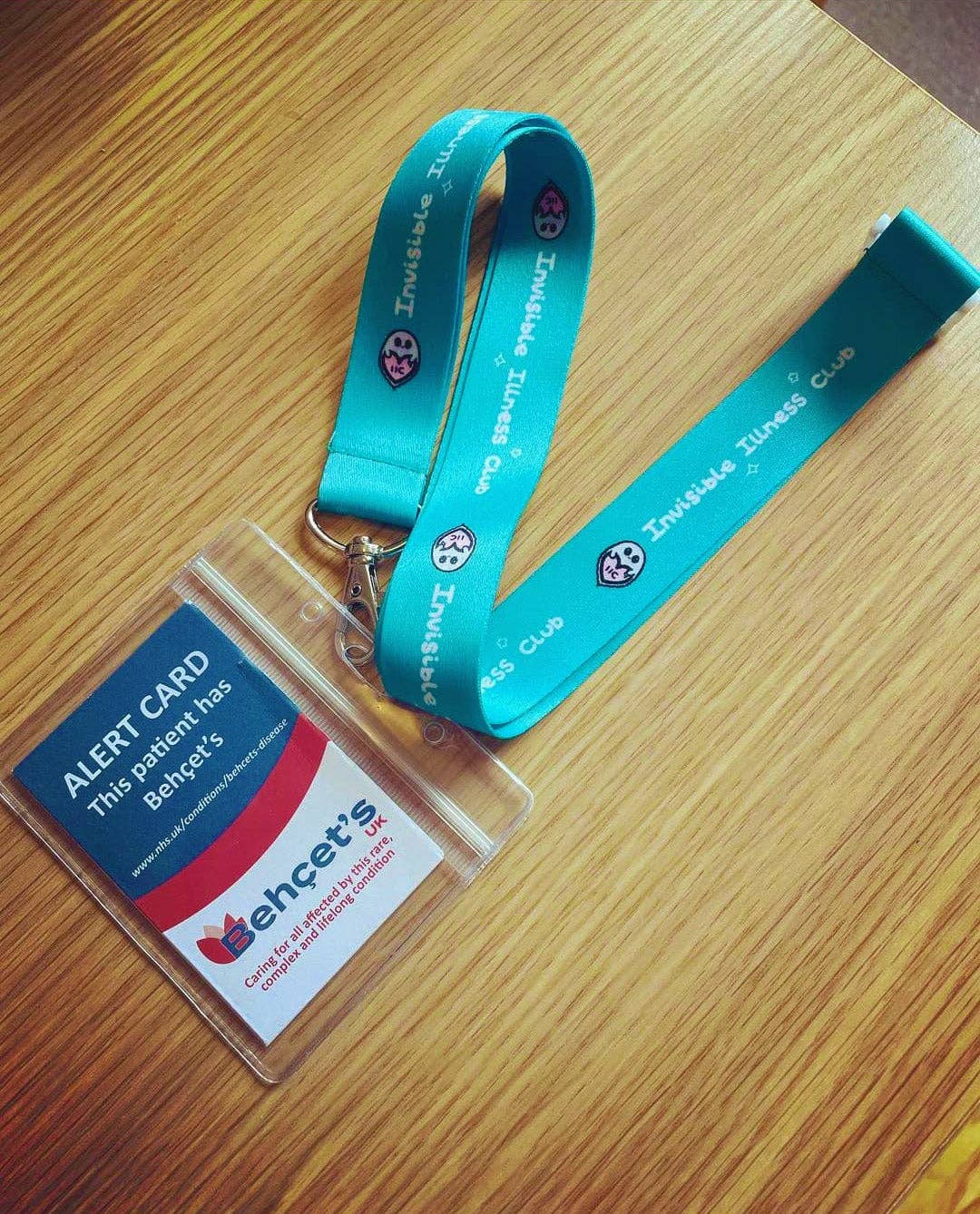 Invisible Illness Club Lanyard