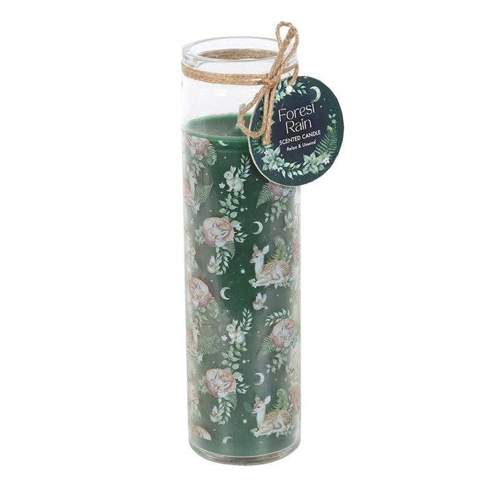 Forest Rain Scented Tube Candle - Woodland-Inspired Home Fragrance