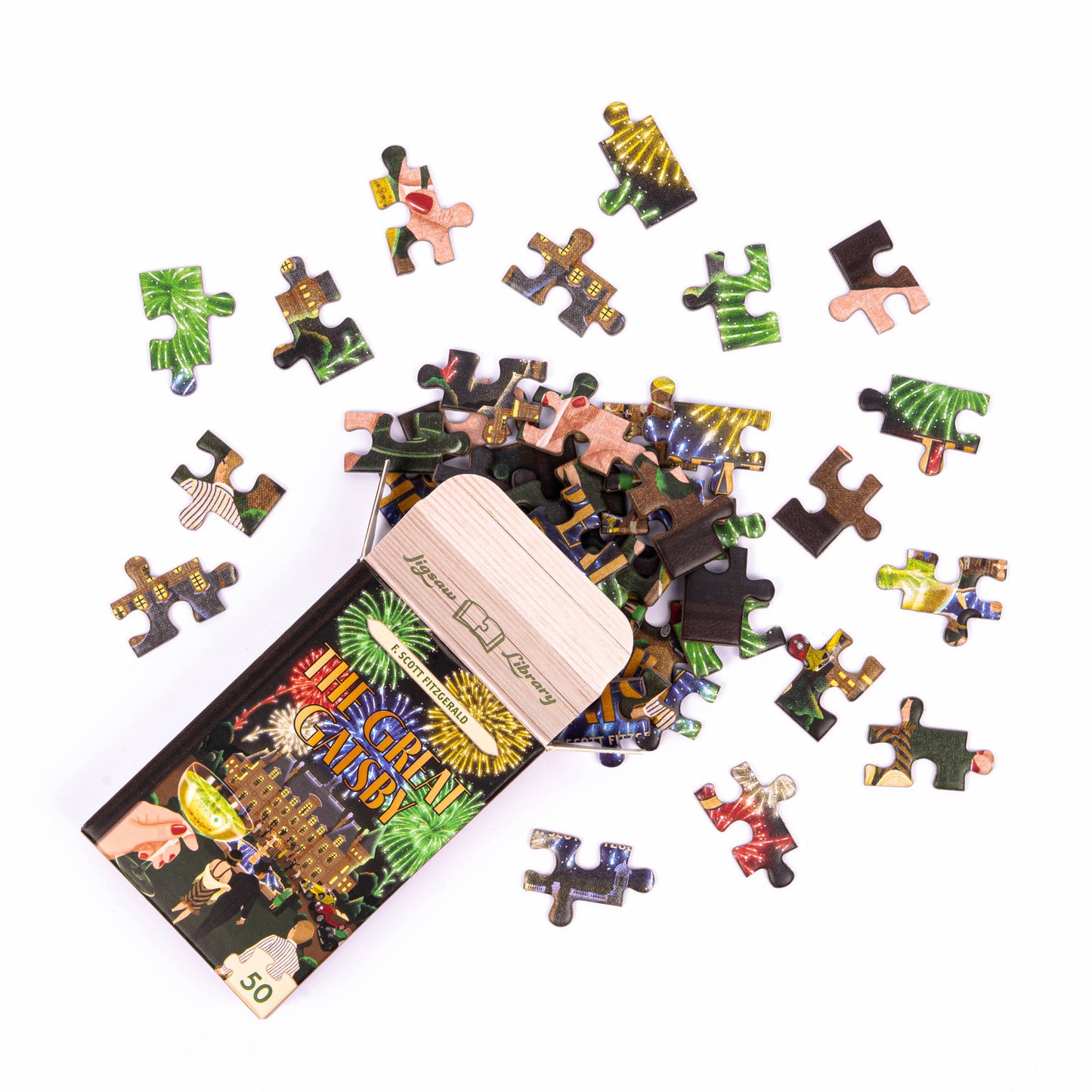 Mini Library Book Jigsaw Puzzles